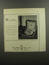 1953 The House for Men 18K Gold Shaving Bowl Advertisement - £14.77 GBP