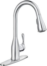Moen 87966 Kaden Single-Handle Pull-Down Sprayer Kitchen Faucet - Chrome... - £84.54 GBP