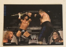 Triple H Vs Umaga Trading Card WWE Ultimate Rivals 2008 #48 - £1.47 GBP