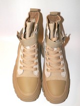 Dress First Khaki Canvas Combat Boots Size 7 - £17.20 GBP