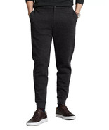 Polo Ralph Lauren Men&#39;s Double-Knit Jogger Pants Black Marl Heather-Medium - £77.84 GBP