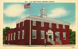 Vintage Postcard United States Post Office Radford Virginia - £6.87 GBP