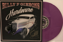 Billy Gibbons signed 2021 Hardware Limited Purple Album Cover/LP/Vinyl Record- J - £148.45 GBP