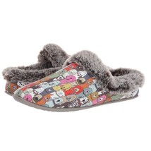 BOBS SKECHERS Slipper Women’s 6 Mutts Wag Party Clog Fur Lining Bonfire-... - $25.74