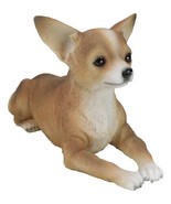 Realistic Shorthair Deer Head Chihuahua Dog Figurine With Glass Eyes 11&quot;... - $57.03 CAD