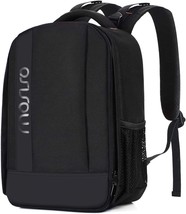Black Mosiso Camera Backpack, Dslr/Slr/Mirrorless Photography Camera, Sony Etc. - $51.95