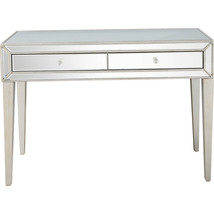 Entryway, Alice Console Table with 2 Storage Drawers - 48&quot;W x 32.8&quot;H, Clear - $599.55