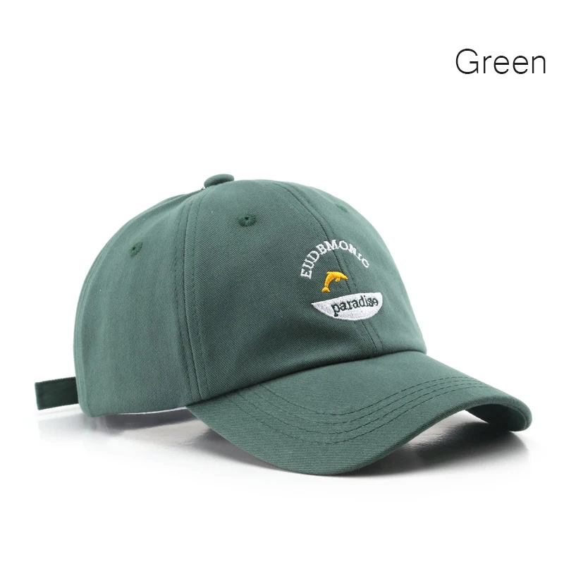 SLECKTON Cotton Baseball Cap for Women and Men Fashion Dolphin Embroidery Caps C - £133.38 GBP