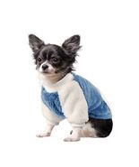 LESYPET Fleece Dog Sweater Small Medium Dogs Pullover Blue Size XX-Large - €8,14 EUR
