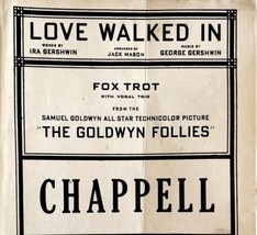 Fox Trot Sheet Music Gershwin 1938 Folio Orchestra Goldwyn Follies MGM DWAA19 - £63.94 GBP