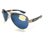Costa Sunglasses Loreto 40063256 Golden Pearl Aviators Brown Horn Arms 5... - $107.31