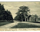 North Main Street Petersham Massachusetts Undivided Back Postcard 1907 - $9.90