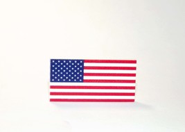 SH American USA Flag Old Glory 2X4 construction piece - $3.14