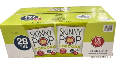 Skinny Pop Original Popcorn .65 oz. 28/Box (SKP00462) SKP02245 - $25.99