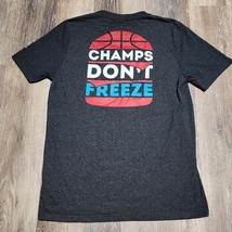 Wendy&#39;s Champs Don’t Freeze Employee Uniform Grey T-Shirt Barco Size M - $10.99