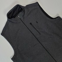 Polo Ralph Lauren Mens Size XXL Sleeveless Vest Dark Gray Full Zip Fleec... - £95.78 GBP