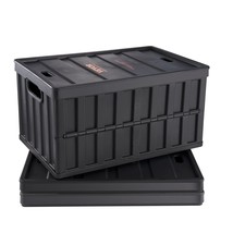 VEVOR Collapsible Storage Bins with Lids, 65L 3 Packs, Folding Plastic Stackable - $2,427.46 MXN