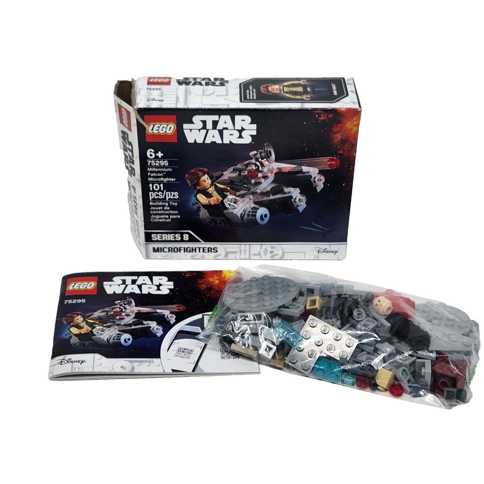 LEGO STAR WARS MILLENNIUM FALCON MICROFIGHTER # 75295 OPEN 100% COMPLETE... - $23.75