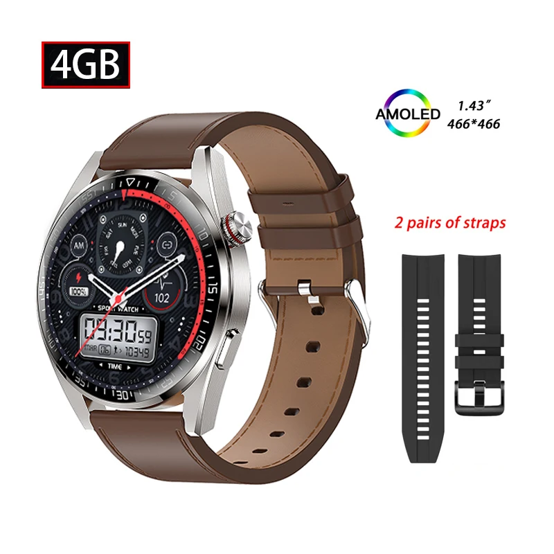 Z30 Pro Smart Watch Men Women Waterproof Wrist  1.43&quot; AMOLED Smartwatch Men Fitn - £123.52 GBP