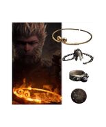 Generic Black Myth Collector&#39;s Edition 4pcs Set Headband Necklace Ring B... - $22.40 CAD
