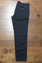 HUGO BOSS Uomo Crigan Regular Fit Cotone Elastico Nero Cachi Pantaloni Chino 36R - £50.25 GBP