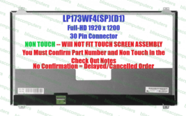 LP173WF4-SPD1 17.3&quot; Ips Lcd Screen Panel Fhd 30 Pin E Dp Asus Rog G751JT-CH71 - £139.16 GBP