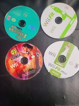 Lot Of 4:WII Fit+Wii Fit Plus[No Board]+Zumba Fitness+ Fittness Coach[Game Only] - £6.18 GBP