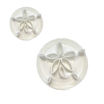 Sand Dollar Design Set Of 2 Sizes Concha Cutters Bread Stamps Made in USA PR1758 - £9.58 GBP