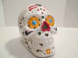 Skull Head Hand Painted Mexico Collectibles Tribal Day of the Dead - £13.43 GBP