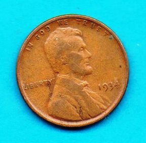 1934  Lincoln Wheat Penny- Circulated Strong Features - £1.32 GBP