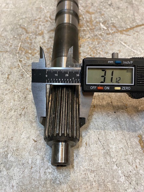 Driveshaft 15-3/4" Long 28-Spline 31mm End 23-Spline 15mm End 38mm Shaft Item image 5