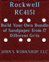 Build Your Own Bundle of Rockwell RC4151 1/4 Sheet No-Slip Sandpaper - 17 Grits - $0.99