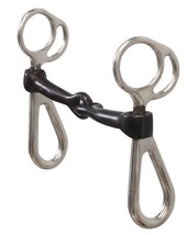 Western Saddle Horse Snaffle Bit 5&quot; Sweet iron Mouth Short Shank 5&quot; cheeks - £17.54 GBP