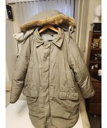 Vintage Sears Down parka Men Size 52 Hooded Jacket Fur Trim GUC Extremel... - $1,302.12 MXN