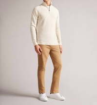 Ted Baker men&#39;s meaddo funnel neck half zip sweater for men - size 6 - £118.62 GBP