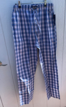 Polo Ralph Lauren Blue Plaid Sleepwear lounge  Pants Size Medium NWT - £25.57 GBP