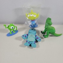 Disney Pixars Toy Lot Toy Story Rex Dinosaur, Mike Wazowski, Monsters Inc, Alien - £10.85 GBP