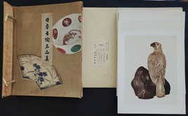 antique JAPANESE ART folio 100 PRINTS PLATES in BOX SET 14.75&quot;x11.25P - £1,008.49 GBP