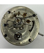 Rockford Watch Co Rockford Ill. Pocket Watch Movement For Parts - €29,65 EUR