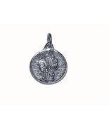 Moses with 10 Commandments Medalion .925 Sterling Silver - $58.00