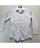 Brooks Brothers 15-32 Regent Blue Stripped Long Sleeve Shirt 100% Supima... - $11.88