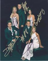  Signed 6X CAST of FRIENDS TV SHOW Autographed with COA  JENNIFER ANISTON  - £98.32 GBP