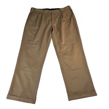 Savane Men&#39;s Size 42x32 Pleated Front Khaki Dress Pants - $15.99