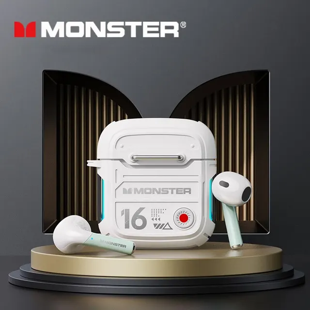 Monster XKT16 Wireless Earphones Bluetooth 5.3 Gaming Wireless Headset -... - $27.13