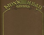 Lion&#39;s Head Tavern Menu King&#39;s Grant Inn Danvers Massachusetts 1986 - £34.87 GBP