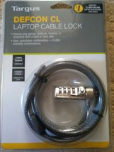 Targus Defcon CL Notebook Laptop Cable Combo Lock Computer PA410U1 - £7.00 GBP