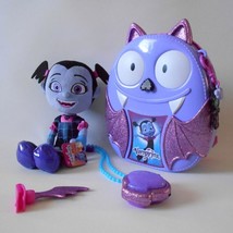 Disney Junior Vampirina Lot Doll Bootastic Backpack Light Up Necklace Toys - £22.09 GBP