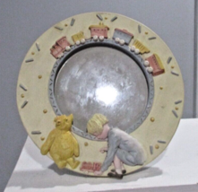 Vintage Disney Charpente Christopher Robin &amp; Winnie Pooh Picture Frame W... - £10.00 GBP