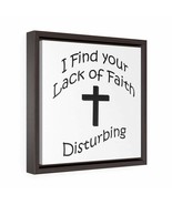 Square Framed Premium Gallery Wrap Canvas &quot;Disturbing&quot; - $739.65 MXN+