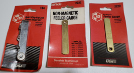 Kd Tools 3pc Feeler Gauges 1 Spark Plug Gap / Combo &amp; 2 Non-Magnetic Made In Usa - £27.02 GBP